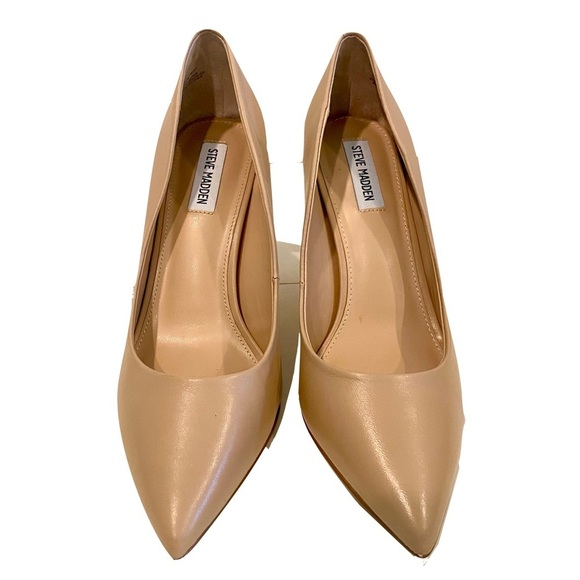 Steve Madden Luiza Classic 3.5” Stiletto Pumps in Nude Sizr 11 - Picture 1 of 8